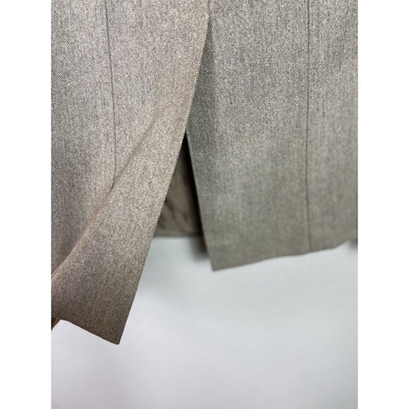 Escada Wool Vintage Midi Pencil Straight Skirt Tan Size 36 Small - Picture 4 of 7